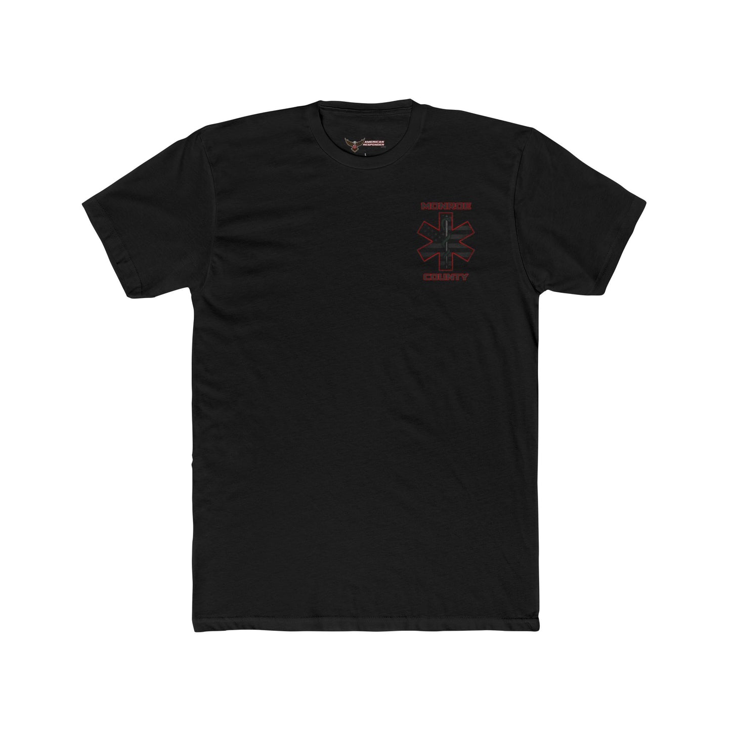 Monroe County Subdued EMS Cotton Crew Tee